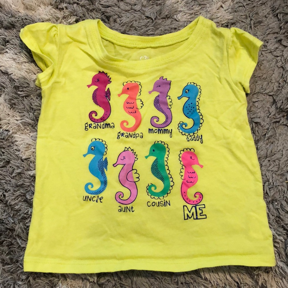 🌖 9-12 months seahorse short sleeve shirt